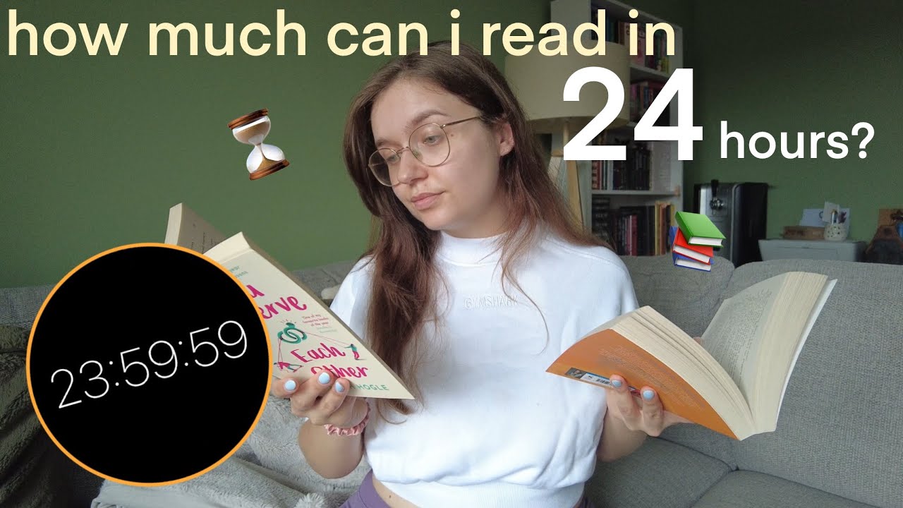 my first 24 hour readathon! how much can I read in 24 hours? 🤔⏳