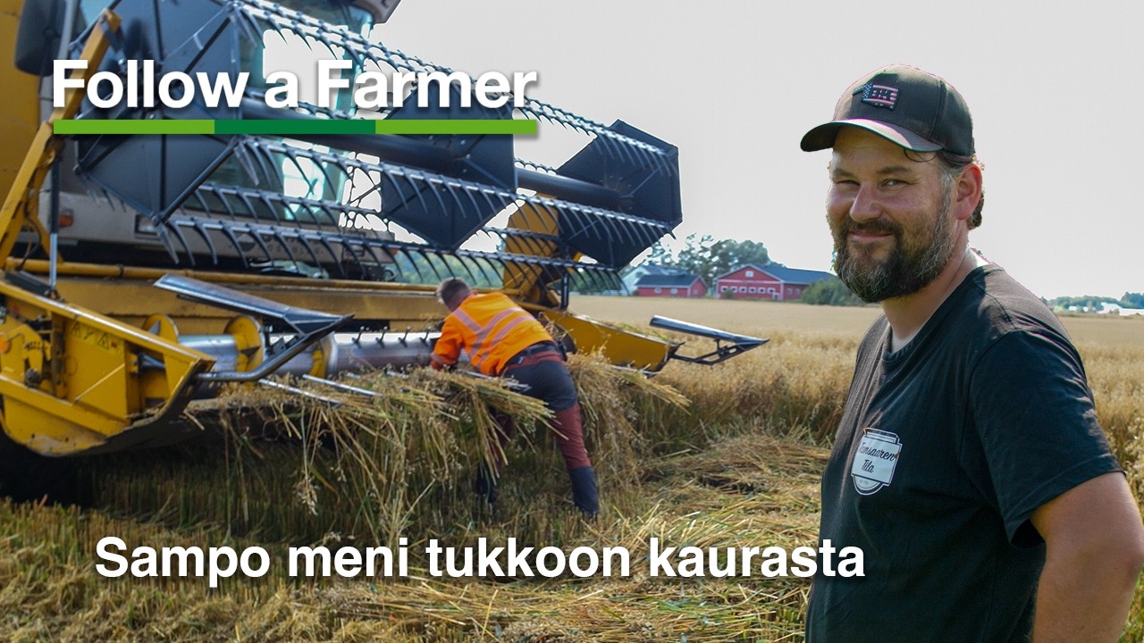 Korjataan satoa ja kylvetään uutta - Follow a Farmer, Jaakko Tammelin, S4:E5