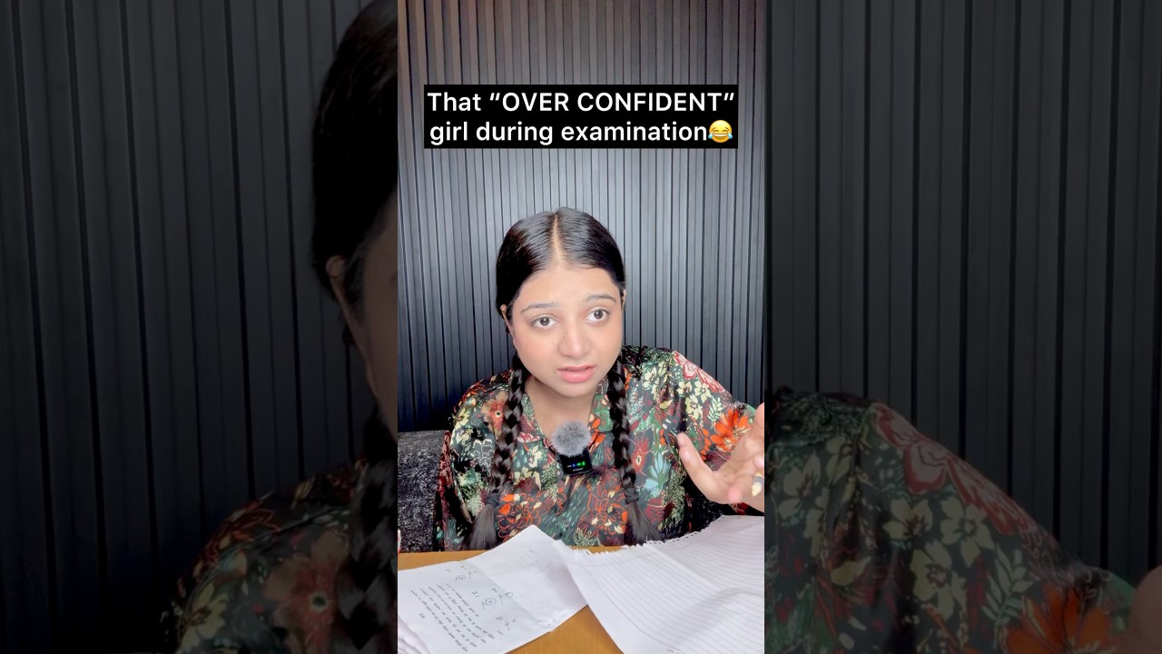 Over confident topper during exams!! #topper #topperlife #examination #examhall #ytshorts #shorts