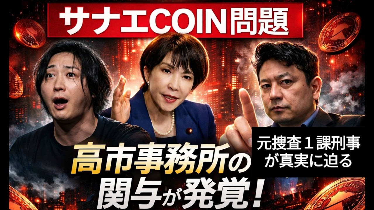 SANAE COIN問題　高市事務所の『関与』は？　溝口勇児は詐欺師なのか！？　元捜査一課刑事が是々非々で冷静に読み解きます！！