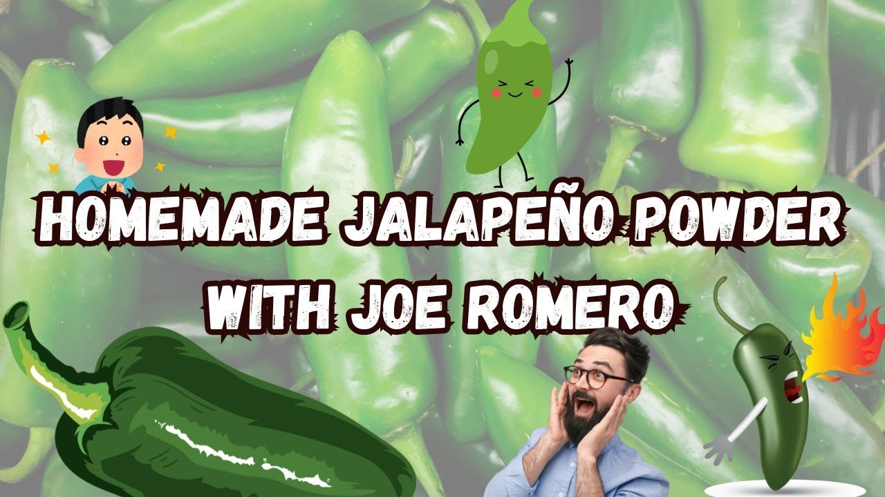 How to make homemade jalapeño powder with Joe Romero