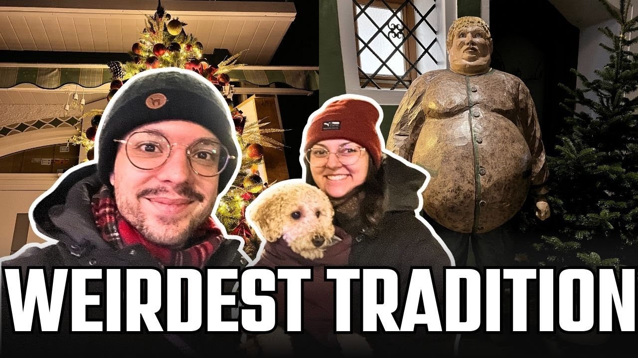 We Found the WEIRDEST Christmas Tradition | Vlogmas Day 7 🌲
