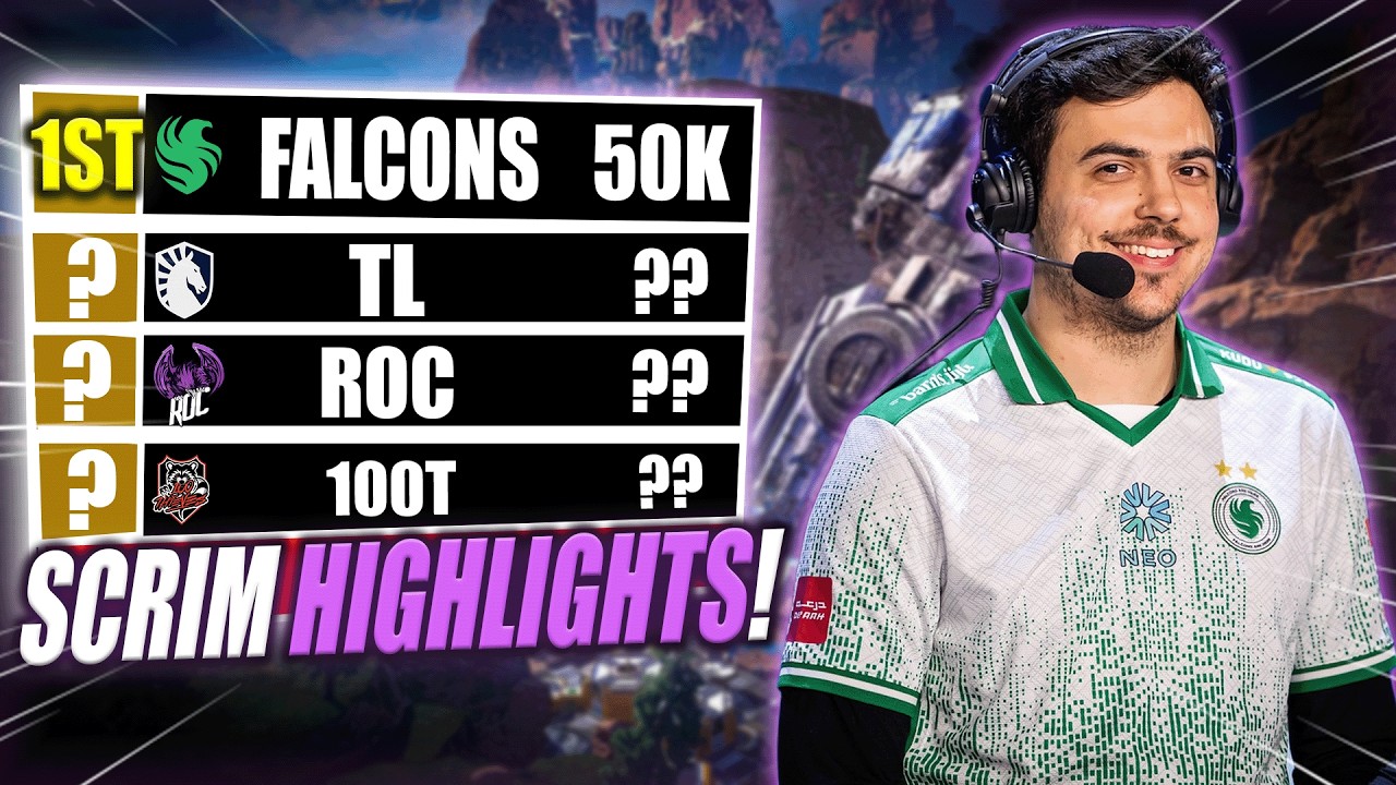 DROPPING 100+ POINTS IN ALGS SCRIMS!! | Falcons Imperialhal