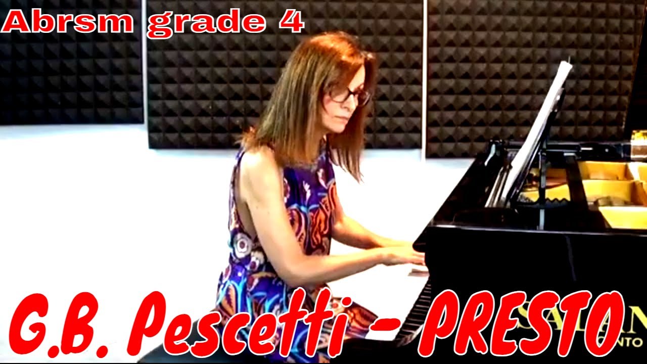 G.B. Pescetti - Presto from Sonata n.6 in C minor (Abrsm grade 4 2023-24)