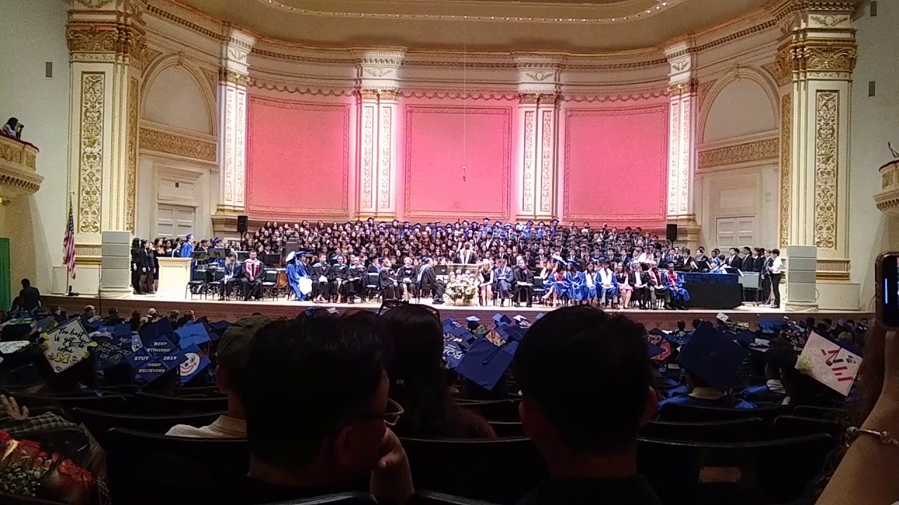 Stuyvesant HS Choruses perform 