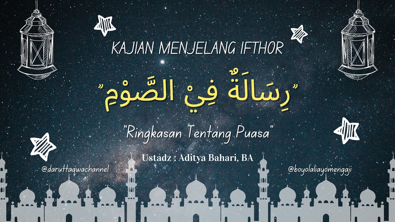 🎥 Kajian Kitab 