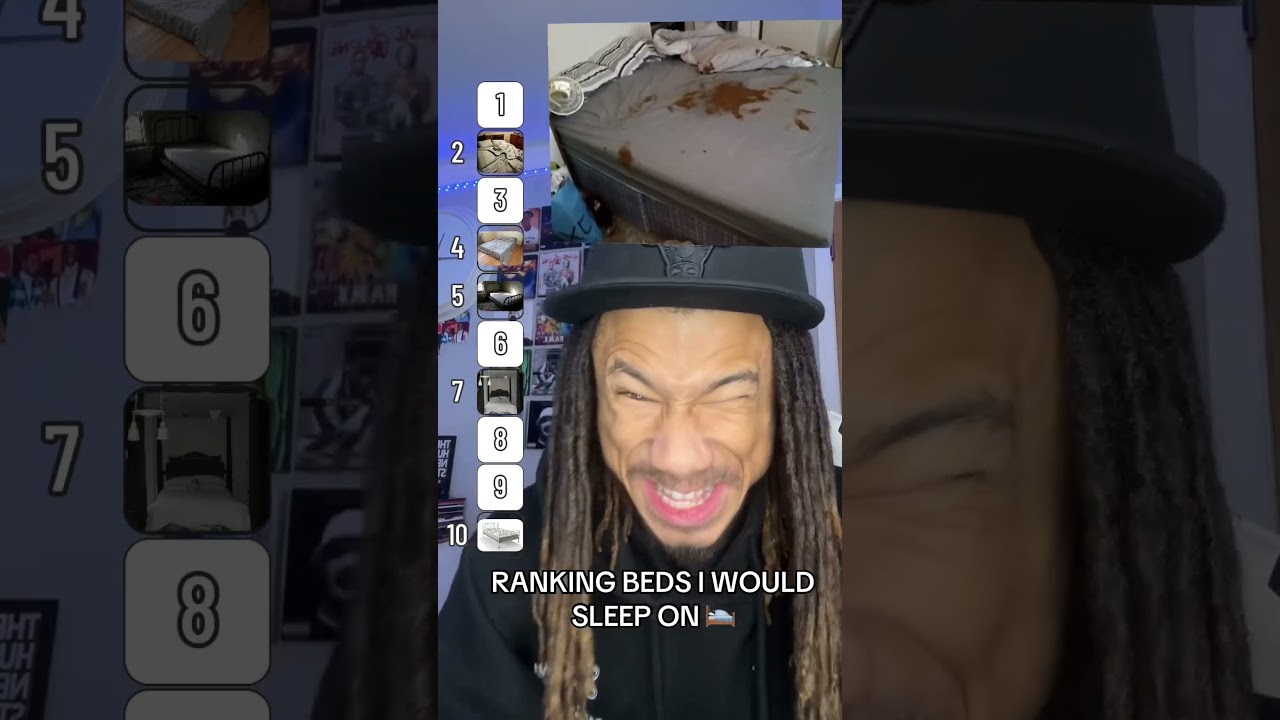 TikTok Filter Ranking Beds #tiktok #sleep #scary