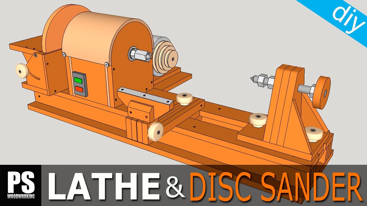 Homemade Lathe & Disc Sander Part1