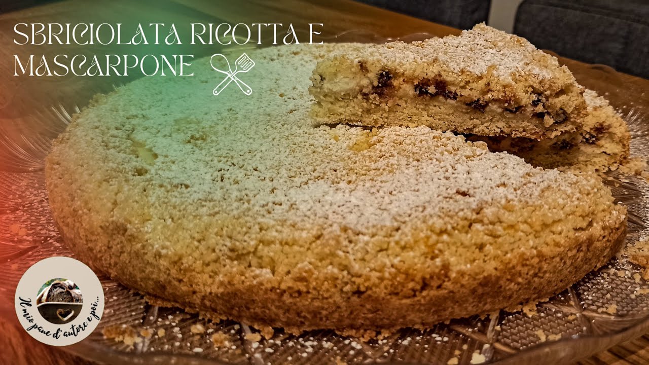 SBRICIOLATA RICOTTA E MASCARPONE - ricetta facile e veloce
