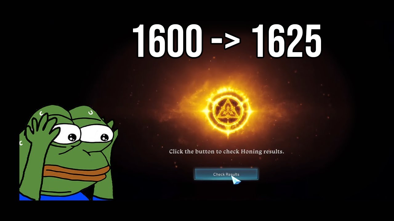 Lost Ark 1600 to 1625 WEAPON HONING!