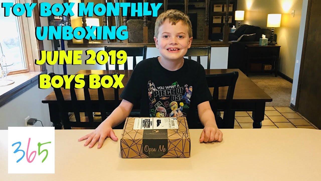 TOY BOX MONTHLY Unboxing! (Boys) | June 2019 | KIDS LIFE 365