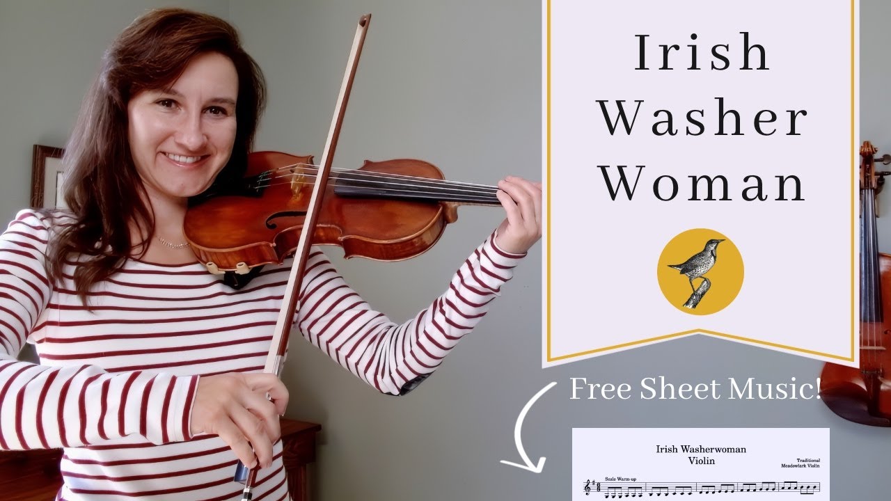 Learn to Play 'Irish Washerwoman' on the Violin! 🍀 | Free Sheet Music Included