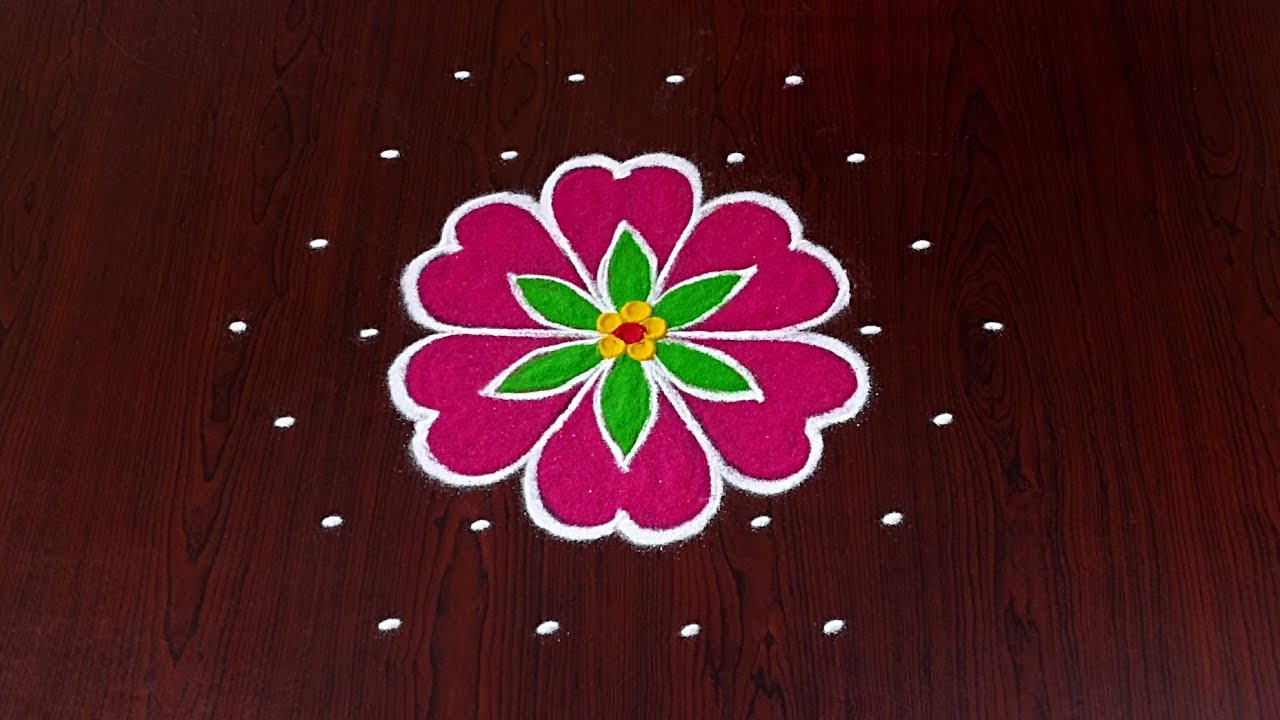 New year and sankranti chukkala muggulu🌷|easy sankranti rangoli kolam|Pongal kolams#Rang Kaa Rangoli