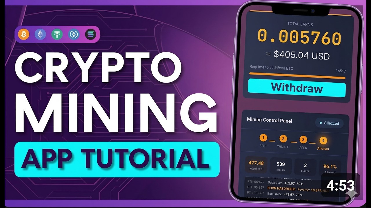I Tried to Mine Crypto on My Phone - 400$/Day? App Tutorial + Honest Test (2026)