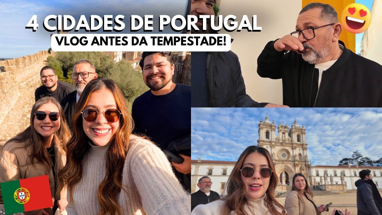 CONHECENDO 4 CIDADES DE Portugal 🇵🇹 | Óbidos, Caldas da Rainha, Alcobaça e Nazaré