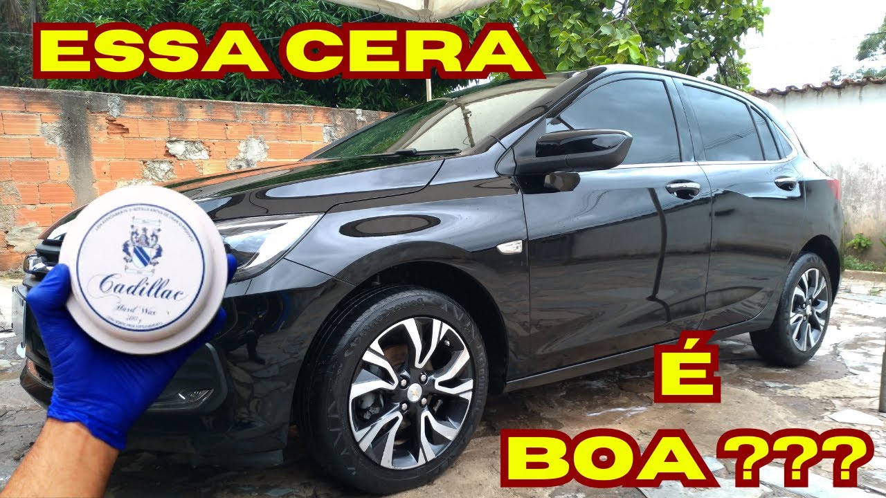Teste cera cristalizadora Cadillac Hard Wax no Chevrolet Onix: veja como ficou!