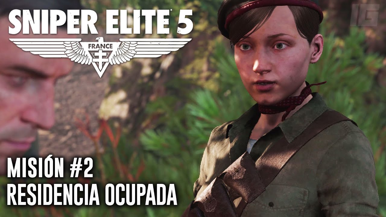 Sniper Elite 5 - Misión #2 - Residencia Ocupada (Sigilo/Letal - Objetivos Completos)