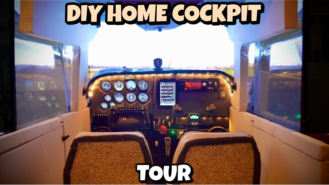 How I MADE DIY HOME COCKPIT UNDER $1,000! (full tour)