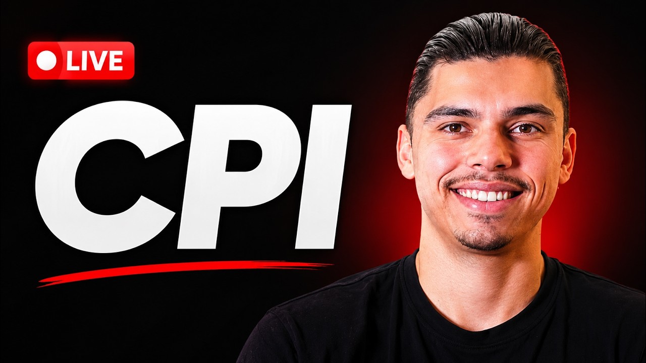🔴LIVE TRADING CPI NEWS! FULL SEND & ANALYSIS!!