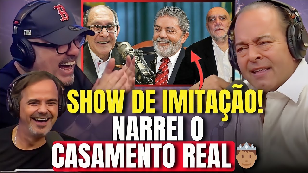 COMO EU NARREI O CASAMENTO REAL! 🤴🏾 Beto Hora dá aula de imitação e bastidores de rádio