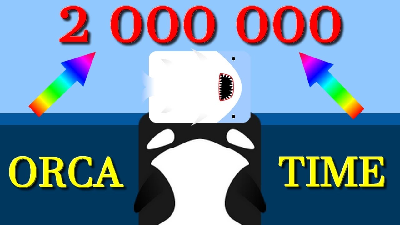 Deeeep.io 2 000 000+ with the last animal || ORCA TIME