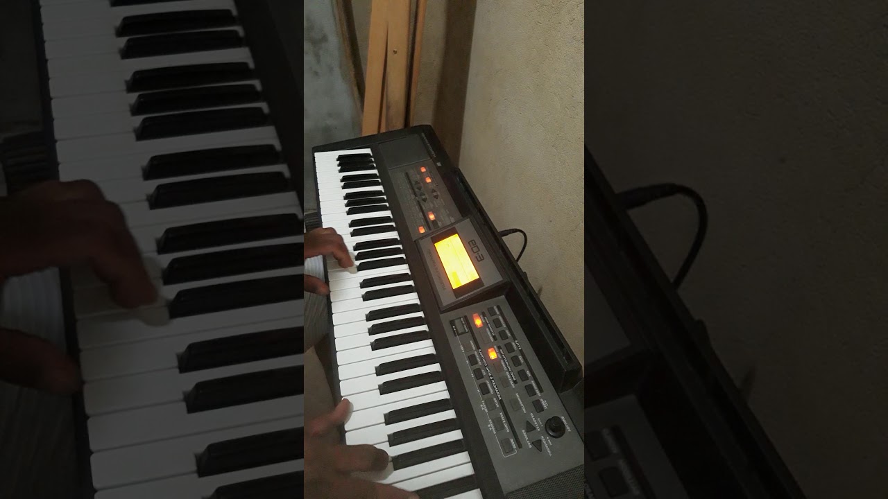 Teclado Roland E09. Como colocar Dois som em uma única configuração.