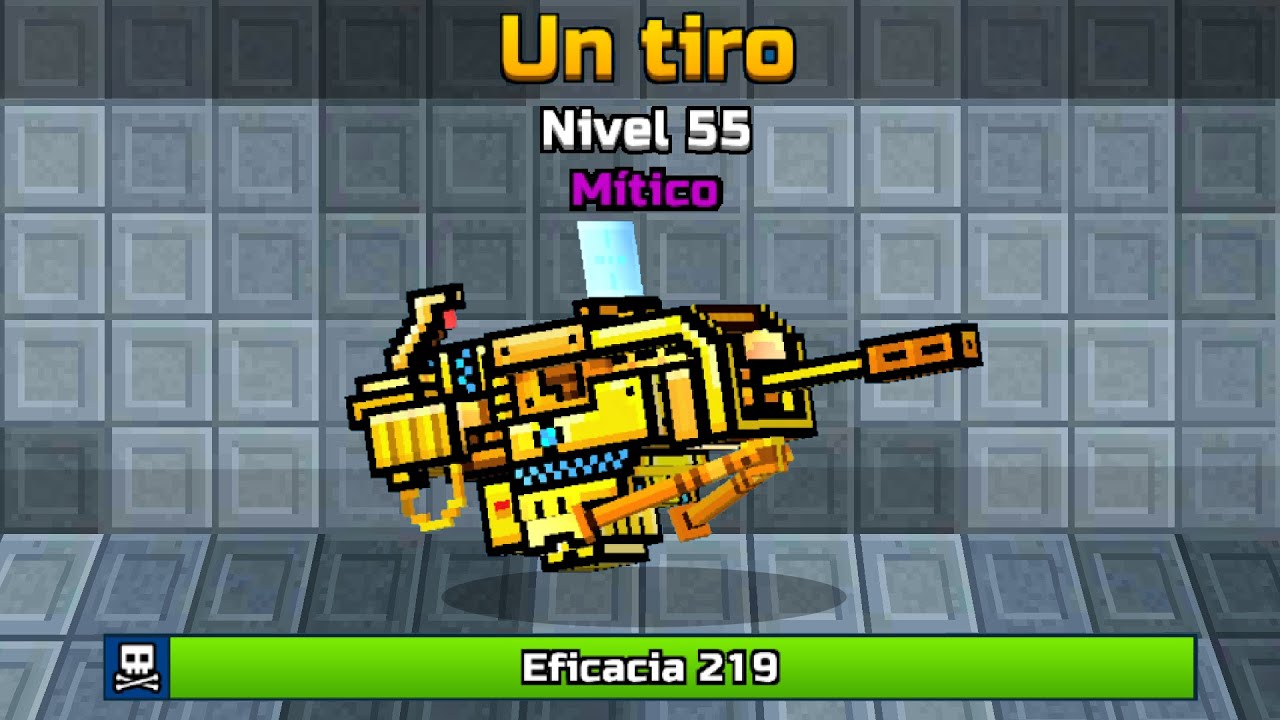 UN TIRO A NIVEL 55 EN M&Iacute;TICO 😱 | MEJORANDO ARMAS AL M&Aacute;XIMO | Pixel Gun 3D