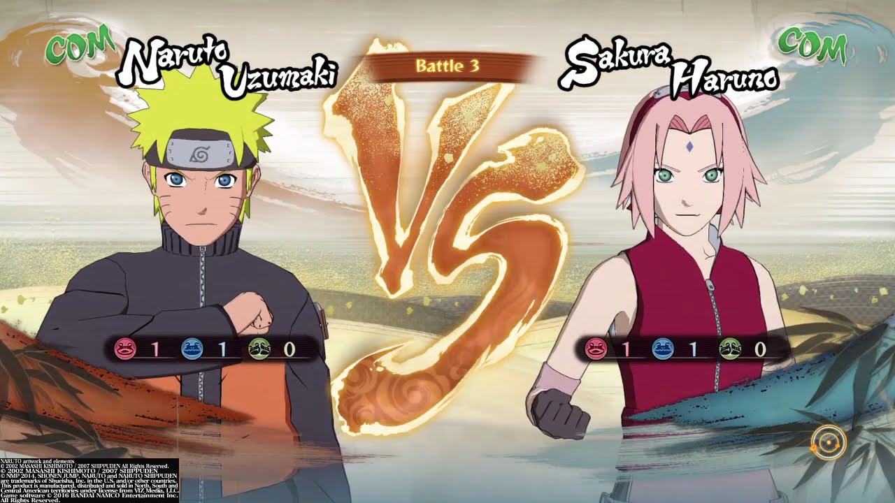 Naruto Shippuden Ultimate Ninja Storm 4 CPU: FKS Naruto vs Sakura