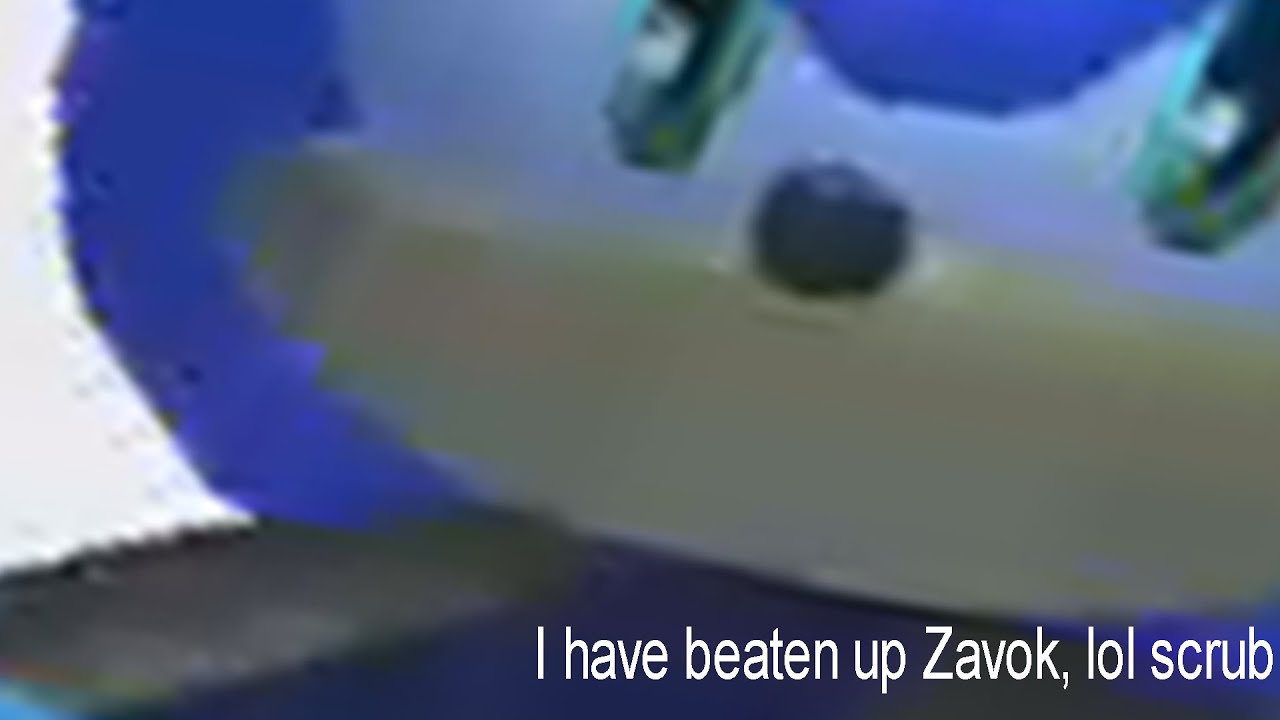 Sonic beats up Zavok while I play Ed, Edd n' Eddy sound effects all over it
