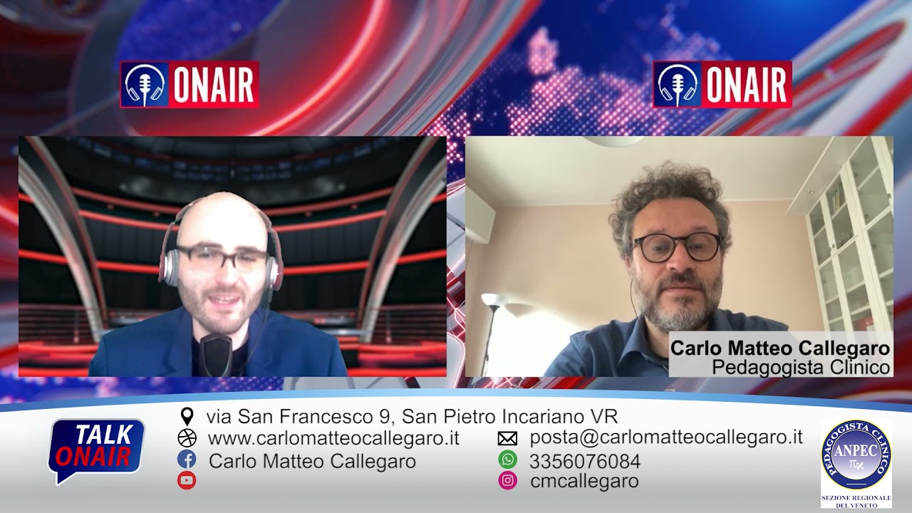 Intervista dr. Carlo Matteo Callegaro professione Pedagogista Clinico