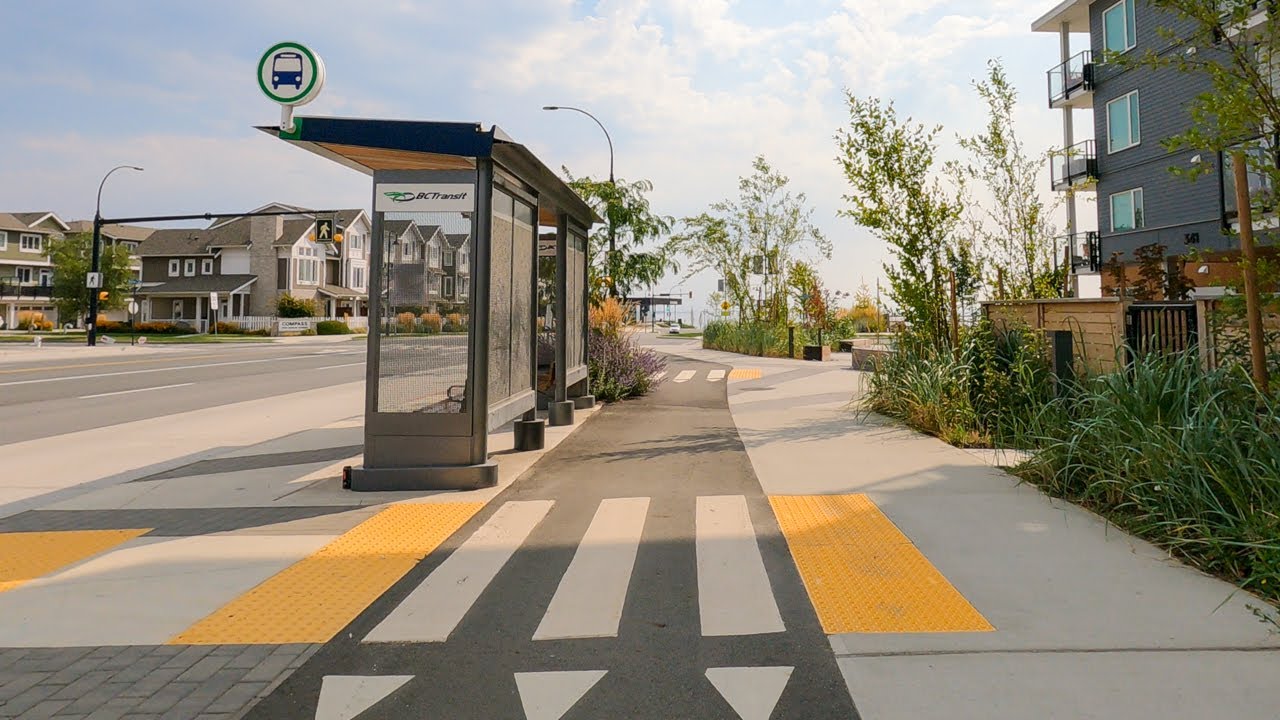 Latoria Boulevard Protected Bike Lane and Raised Cycle Track (Colwood, BC - August 2025)