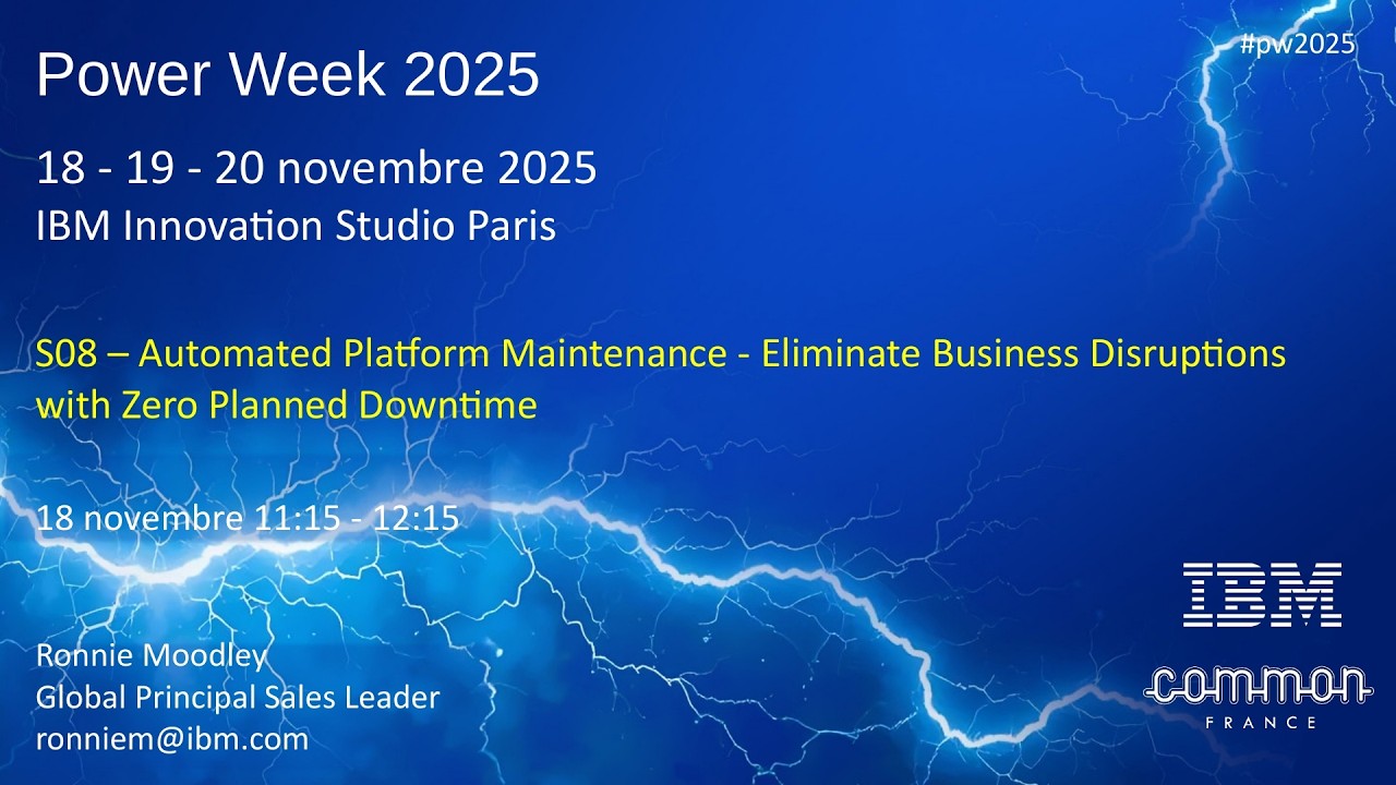 Power Week 2025 - S08 - Eliminate Business Disruptions with Zero Planned Downtime