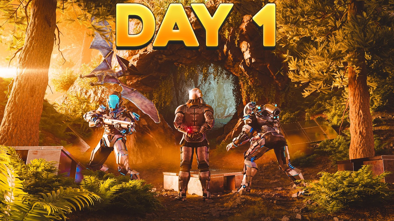 We Built Inside ARKs Biggest Redwoods Cave in ARK: Survival Evolved