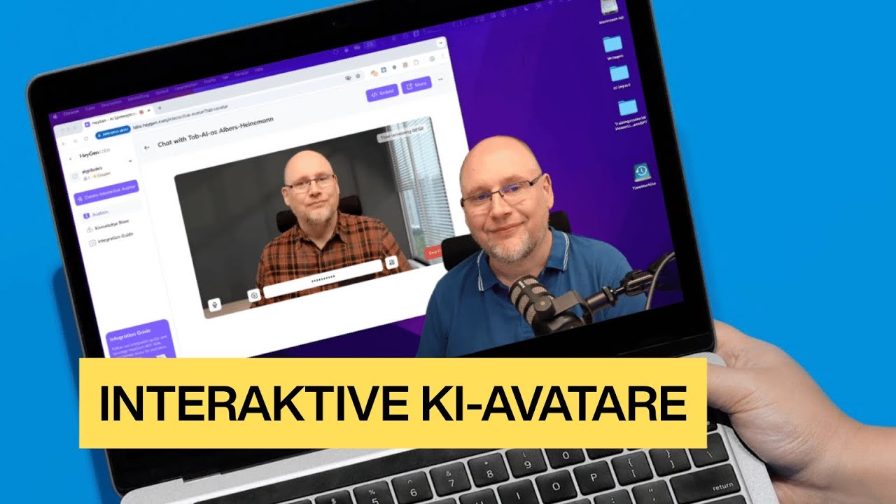Kommunikation mit interaktiven KI-Avataren