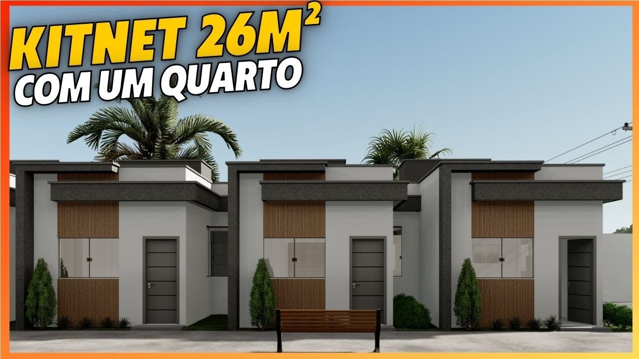 KITNET PEQUENA 26m&sup2;|🏠 Kitnet com Um quarto