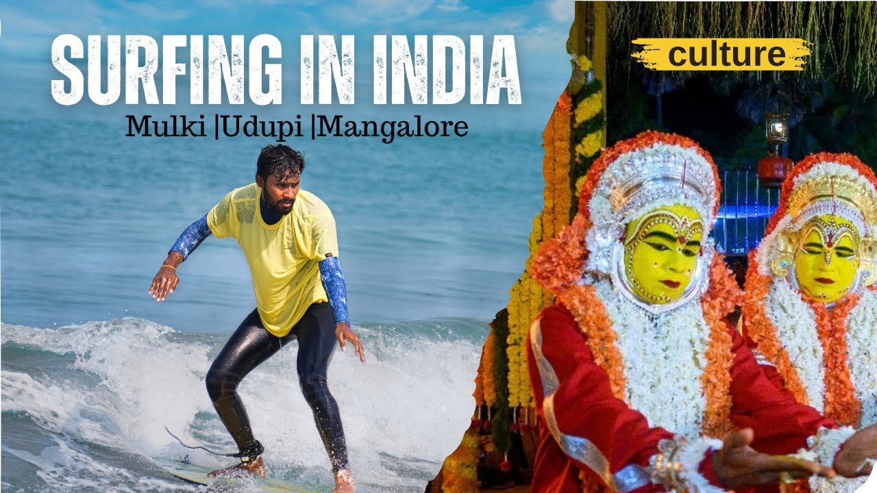 Learn Surfing in just 3 Days | Mulki, India | Top 10 Places to Visit in Karnataka & Local Culture