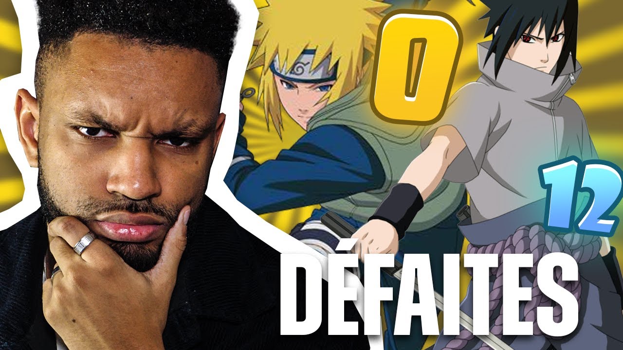 Le NOMBRE de DÉFAITE des PERSONNAGES de NARUTO