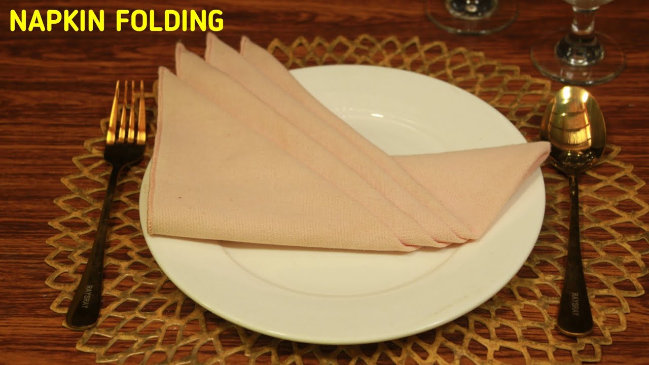 WINGS TABLE NAPKIN FOLDING #napkinfolding