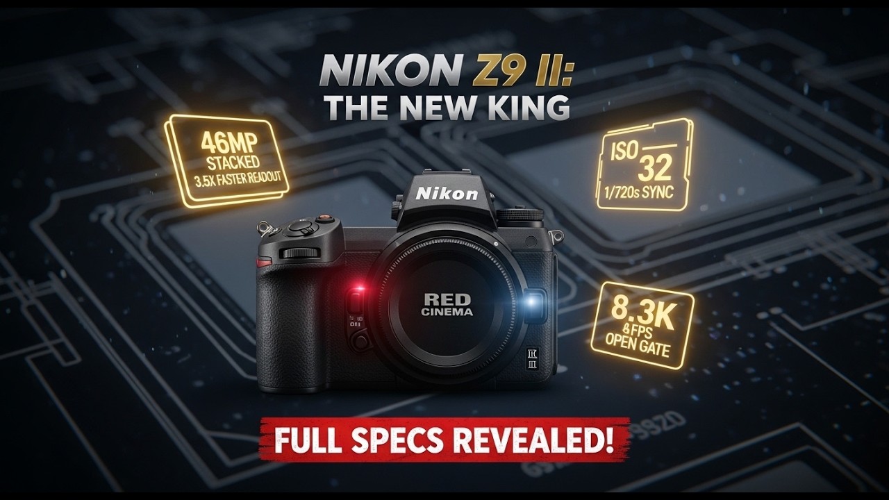 Полные технические характеристики Nikon Z9 II раскрыты — новый КОРОЛЬ фотокамер