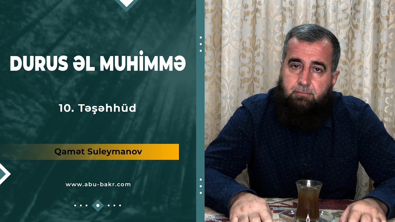 10. Təşəhhüd