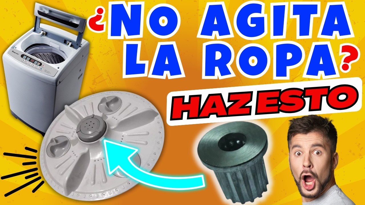 ¡Truco casero! Cambia el BUJE o ACOPLE de tu lavadora LG sin esfuerzo