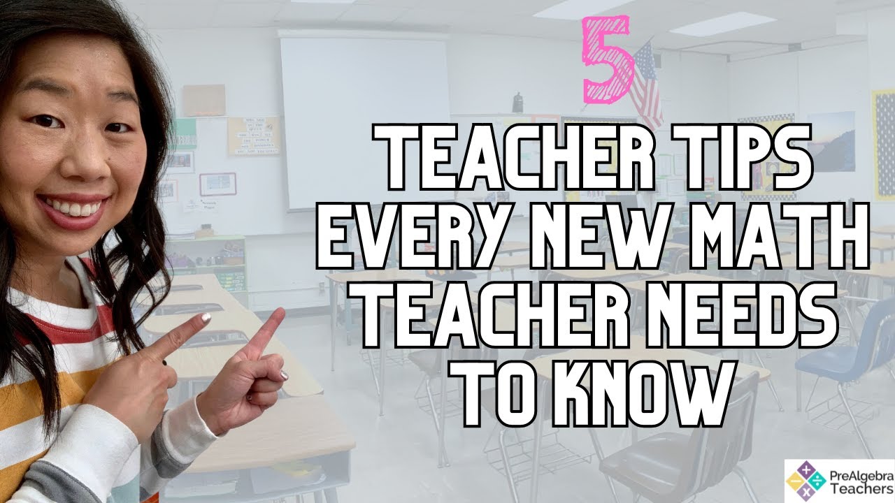 5 Tips Every New Middle School Math Teacher Needs to Know