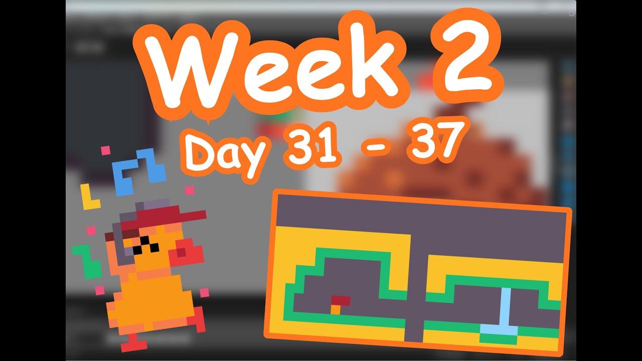 Week 2 Day 31 - 37 of making my indie game!