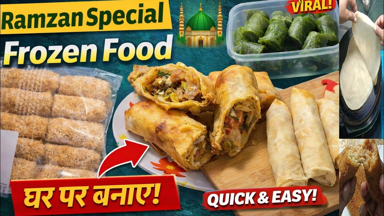 Ramzan Special Frozen Food | 30 Iftar Snacks Freeze & Store | Ramadan Meal Prep Ideas