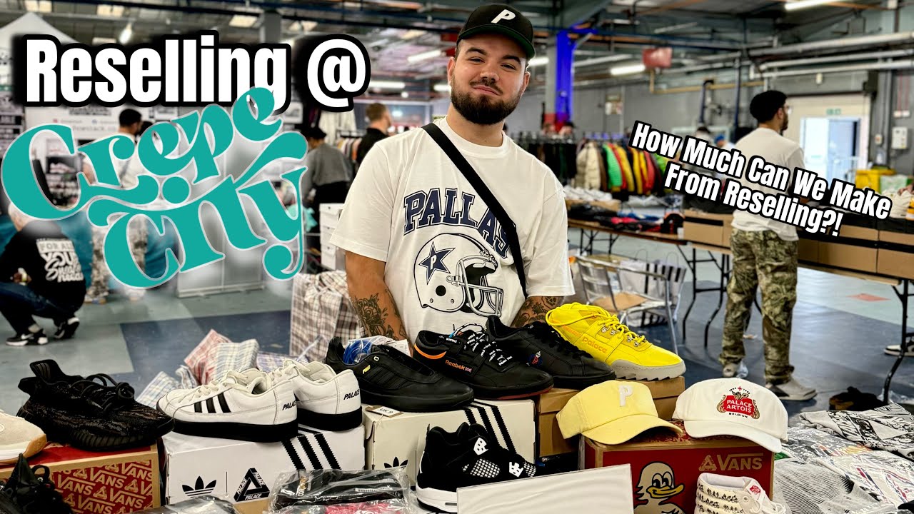 How Much Money Can You Make Reselling Streetwear @ Crepe City Manchester?!