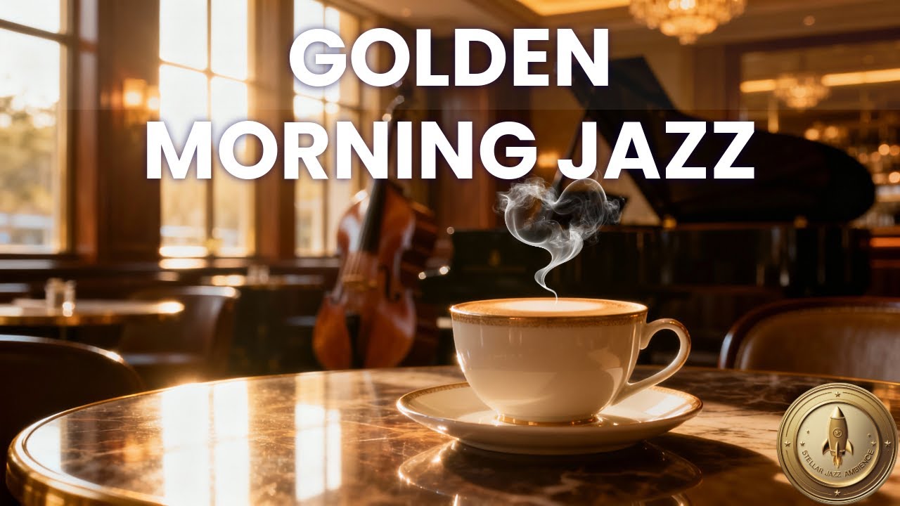 Golden Morning Jazz ☕ Smooth Piano & Café Ambience 朝