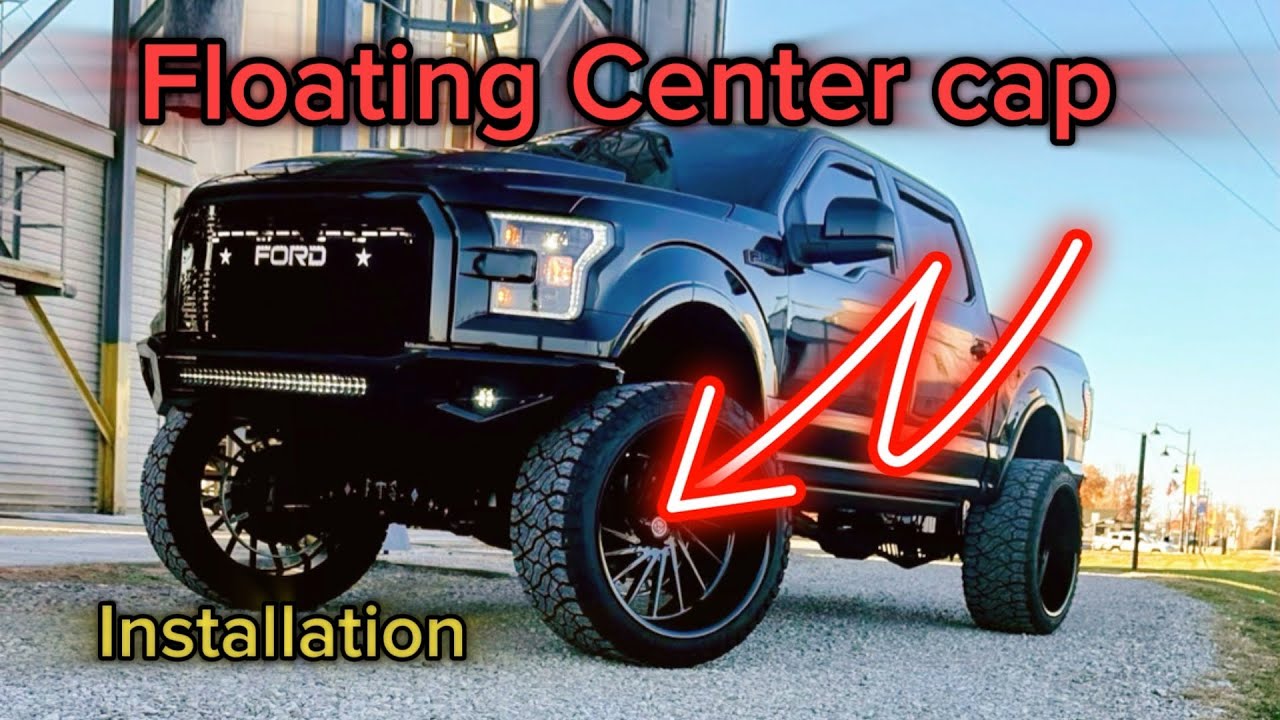 Floating Center cap installation on my 26 x 14 wheels!