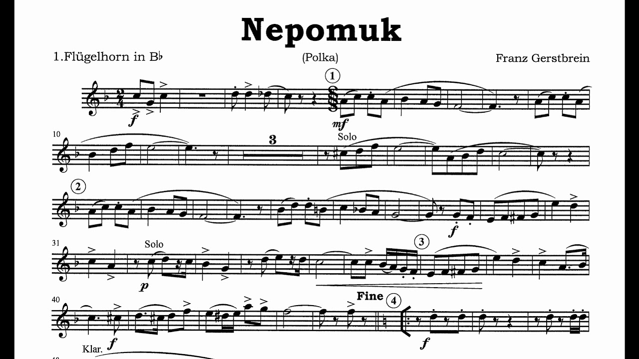 Nepomuk (Polka) - Musikverlag Grünbauer