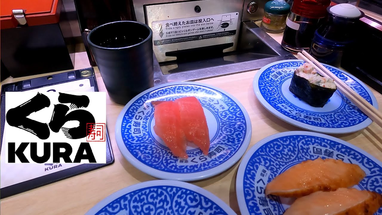 [4k] 100yen Sushi After Work  POV/No Commentary/Ambient/Slice of Life