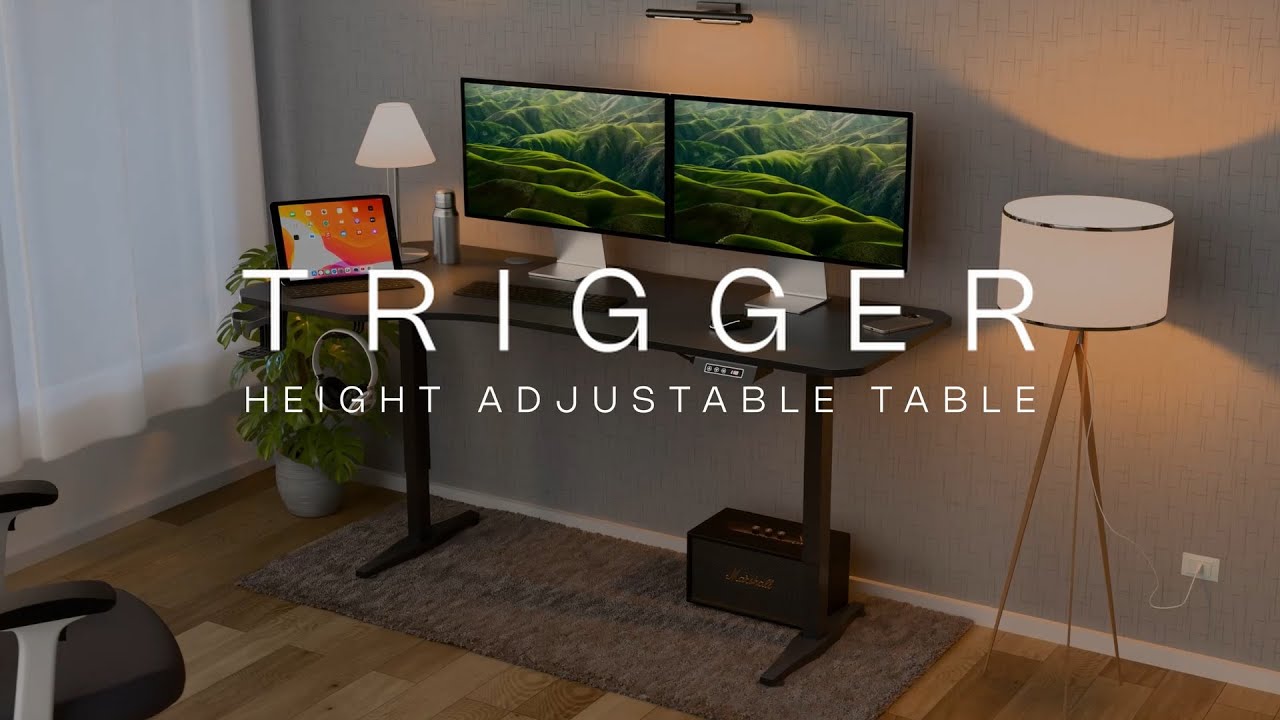 Green Soul Trigger Multi-Purpose Table | Electric Table | Height Adjustable Table | Sit-Stand Desk